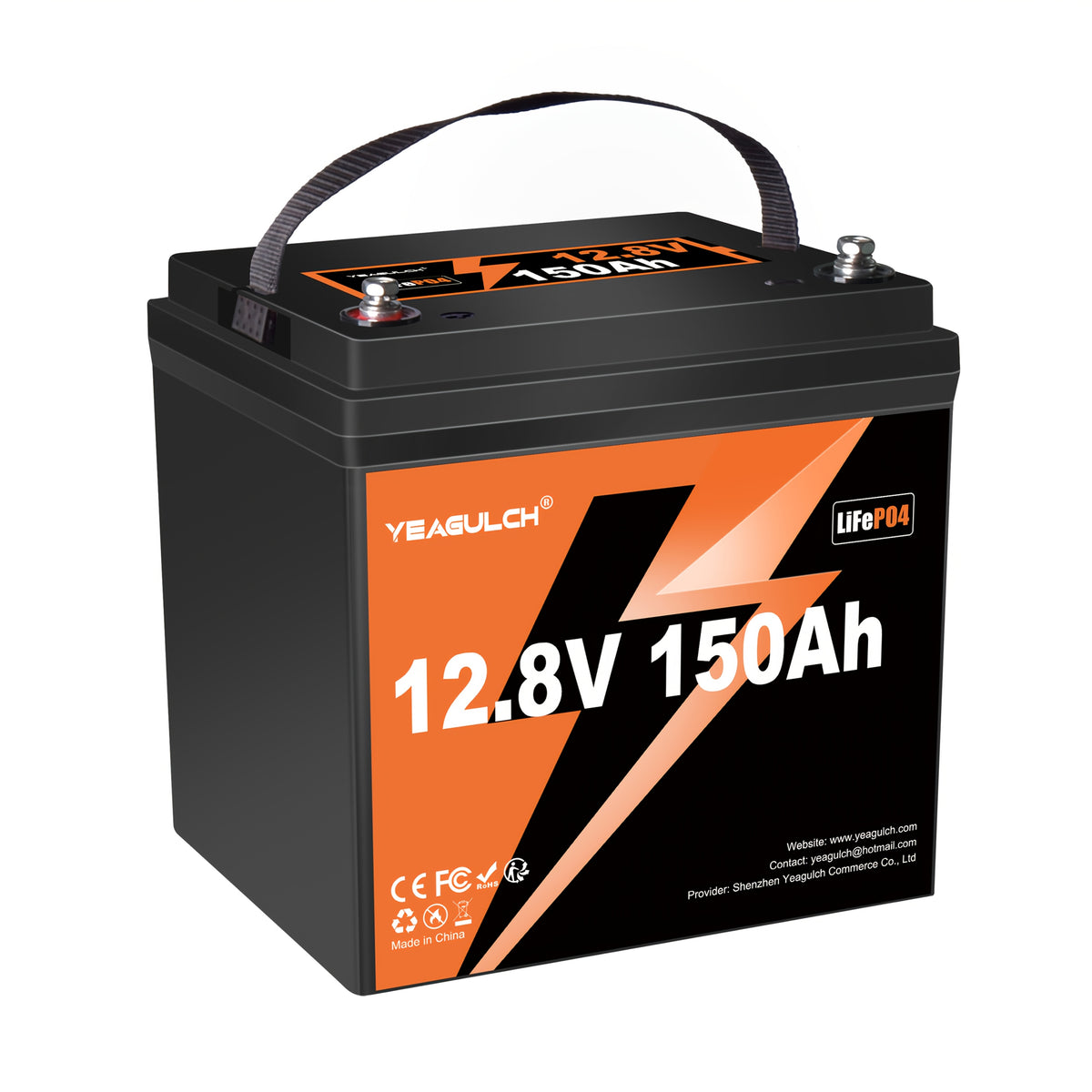 [Lithium Battery 12V] 12V 100Ah LiFePO4 Lithium Battery With 100A BMS, Deep Cycle Marine Battery 12V, Max 1280Wh Energy, Group 24 For RVs, Vans, Trailers, Motorhomes, And Boats