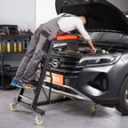VEVOR Automotive Top Creeper, with Adjustable Height 49.6" to 75.6", 400 LBS Capacity High Creeper, 4 Swivel Caster Wheels, Heavy Duty Creeper for Auto Repair and Maintenance