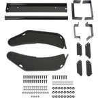 Grille Brush Guard for 2011-2015 Ford Explorer, Front Push Bar, Heavy Duty Black Steel Front Bumper, Powder Coated