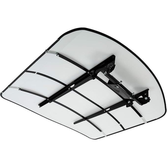 Tractor Canopy Compatible with All ROPS 48-3/8" X 48-3/8" Equipped Tractors and Mowers with a 2" x 2" or 2" x 3" ROPS (Will Add About 4'' to The Height of The Tractor, Red/Orange/Green/Wthite)
