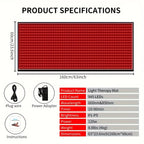 63'' X 23.6'' LED 660Nm Red Light Therapy Mat 850Nm Near Infrared Light Therapy Devices Large Pads for Whole Full Body, Father 'S Day Gift
