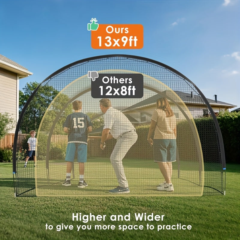 Baseball Batting Cage 20/30Ft for Backyard, Baseball Training Equipment Netting Cages, Golf Softball Baseball Nets for Batting with Frame And Net, Hitting And Pitching Practice