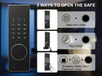 Large Home Safe Heavy Duty Fireproof Safe Box for Home Use with Removable Lock Box And Key Combination Lock, Anti-Theft Digital Safe Box for Home Office Business