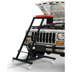 VEVOR Automotive Top Creeper, with Adjustable Height 49.6" to 75.6", 400 LBS Capacity High Creeper, 4 Swivel Caster Wheels, Heavy Duty Creeper for Auto Repair and Maintenance