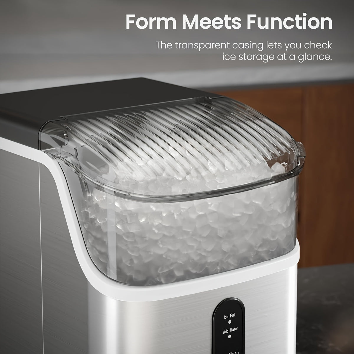 Countertop 26lbs/day 35lbs/day Ice Maker Portable Ice Machine, Automatic-Cleaning Suitable for Outdoor Camping Bar Party And Kitchen, Black