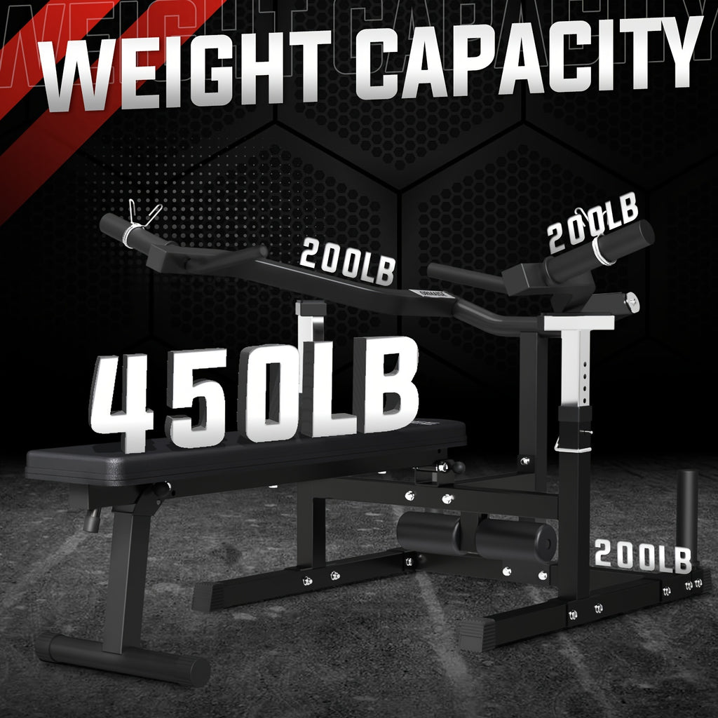 Chest Press Machine, 1250LBS Capacity with Independent Converging Arms, Adjustable Flat Incline Fitness Bench for Home Gym