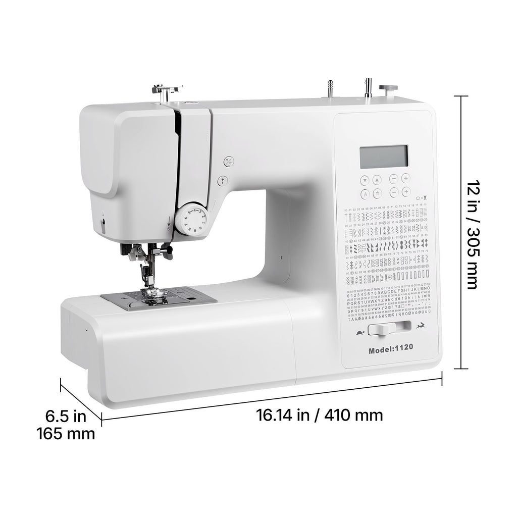 VEVOR Computerized Sewing Machine Digital Sewing Machine 200 Stitch Applications