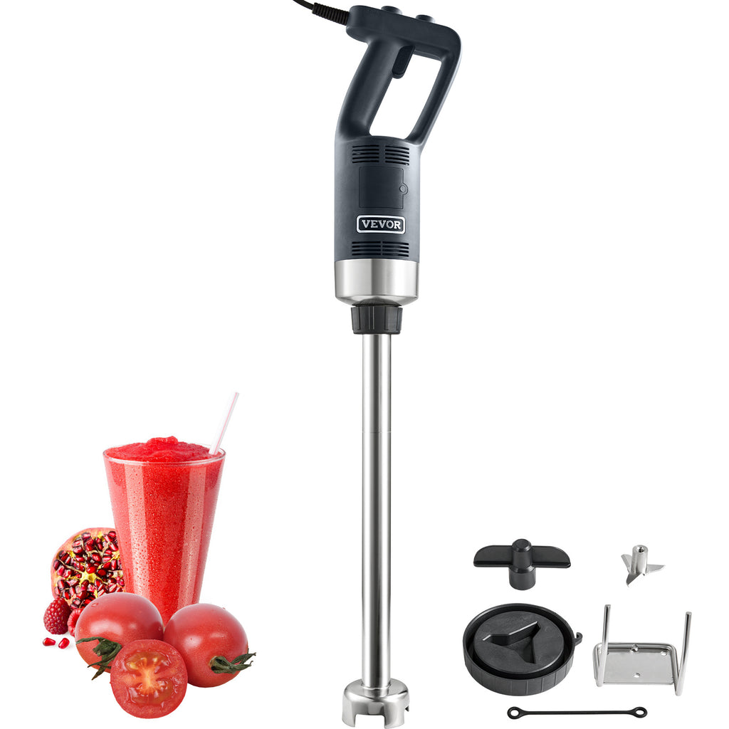 VEVOR Commercial Immersion Blender Variable Speed Heavy Duty Immersion Blender Commercial Hand Mixer 304 Stainless Steel Hand Blender Commercial