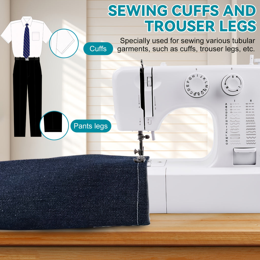 Electric Sewing Machine, 818 Mini Electric Sewing Machine 45 Stitches Household Multifunctional Sewing Machine US Plug