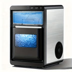 Countertop Nugget Ice Maker, 34/44Lbs Daily Production, Auto-Cleaning Pellet Ice Machine | Mini Fridge, Compact Refrigerator, Comes With Ice Scoop & Basket, Sonic Ice Machine Ideal For Home/Office/Kitchen