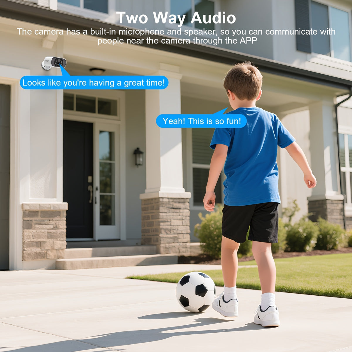 ARCCTV Cam 4-Cam Kit, Security Camera Outdoor Wireless, 2K Camera with Integrated Solar Panel, Forever Power, Smart Siren & Spotlights, 2-Way Audio, App-Controlled (Wi-Fi), 4MP Face Recognition AI, 5G & 2.4 GHz Wi-Fi, No Monthly Fee