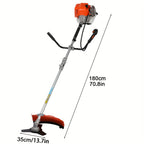 1 Sets 70.87 * 13.78 * 13.78 Inch 52Cc Weed Fuel Power, 2 in 1 Wireless Hedge Trimmer, 2-Stroke Lawn Mower, Hand-Held Lawn Mower