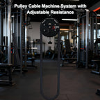 Endless Rope Trainer, Portable Cable Pulley System, Pulley Cable Machine System with Adjustable Resistance, Home Gym Equipment for Grip, Arms, Back, Body Coordination Exercises