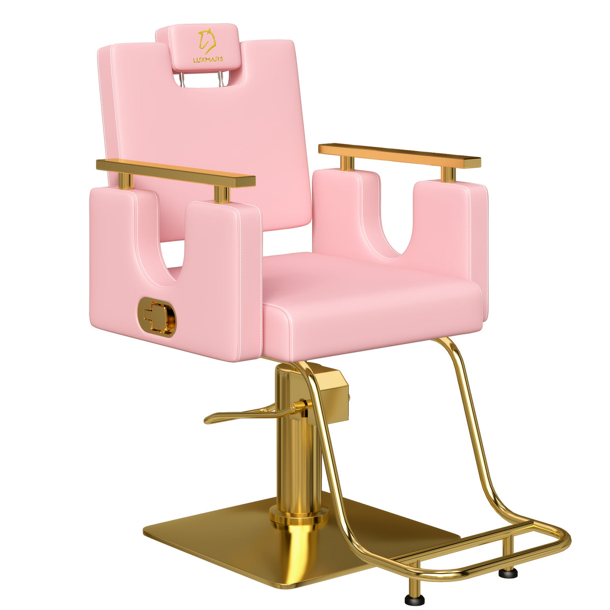 Salon Chair Hydraulic Barber Chair 360 Degrees Rolling Swivel Barber Chairs, Hydraulic Reclining Barber Chair for Barbershop Hair Salon Spa Equipment