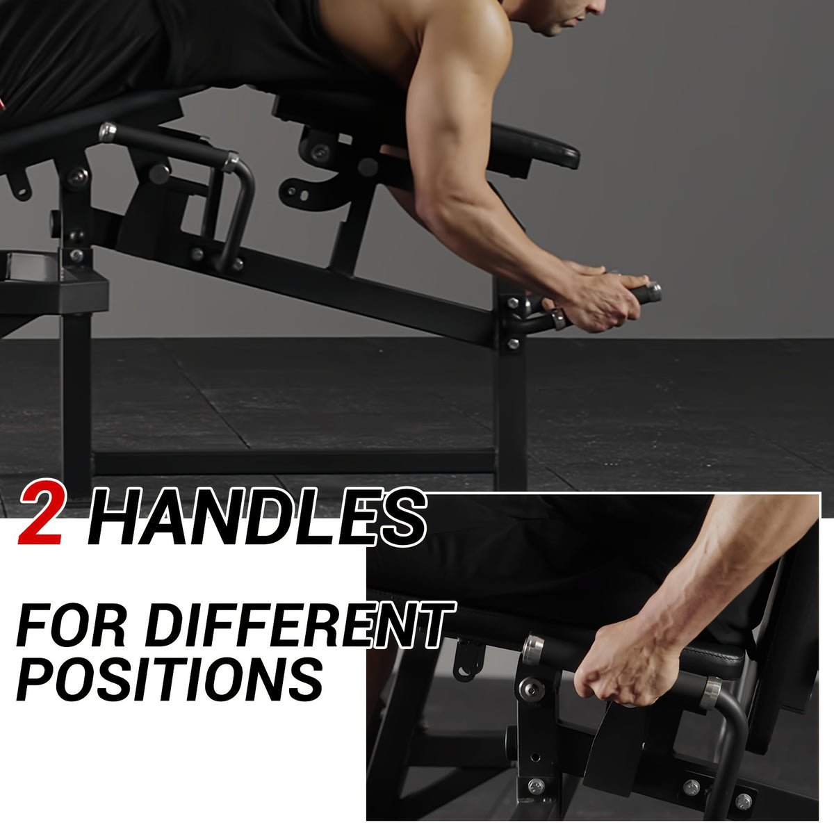 4-in-1 Adjustable Leg Exercise Bench - Single Leg Extension & Curl Machine, 350lb Capacity, Plate Loaded, Red & Black Design for Home Gym Workouts, Sturdy Construction, Leg & Thigh Lifters