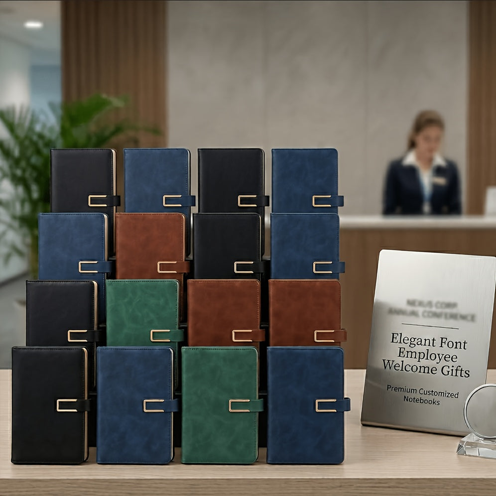 48 PACK Hardcover Leather Notebook, 200 Pages Lined Notebook 80 GSM Thick Durable Paper, Bulk for School Office Business Use, Back to School Supplie, Corporate Procurement Supplie
