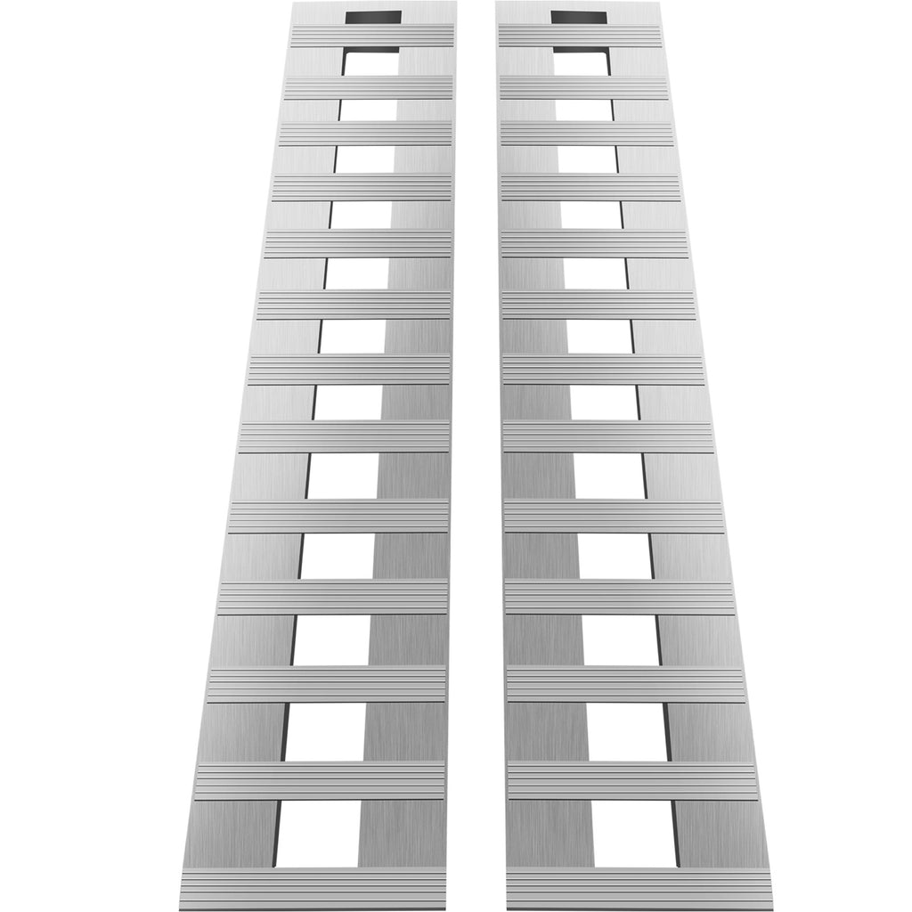 VEVOR 84x14 Inch Aluminum Ramps 6000LBS Capacity Car Trailer Truck ATV Ramps 1 Pair 2 Ramps