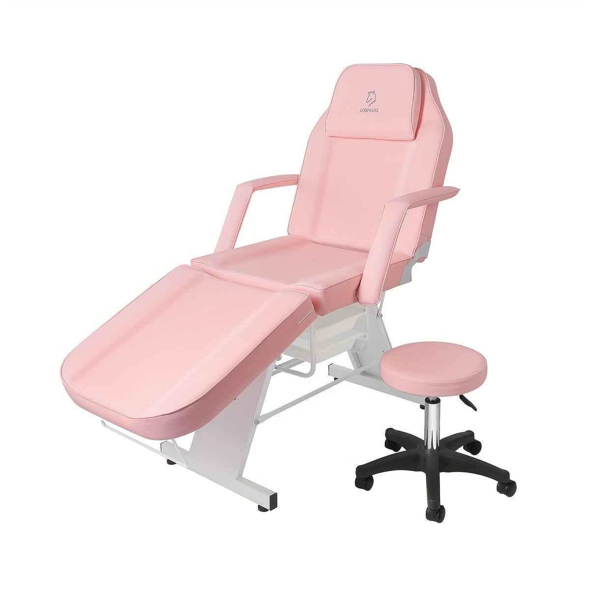 Tattoo Chair Adjustable, Facial Chair Multipurpose 73 Inch Spa Facial Bed With Massage Equipment Stool For Beauty Spa Tattoo