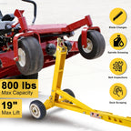 800 LBS Lawn Mower Lift Jack, Foldable Heavy Duty Zero Turn Mower Jack, Compatible with ZTR, Commercial And Walk-Behind Mowers, Comes with Installation Guide