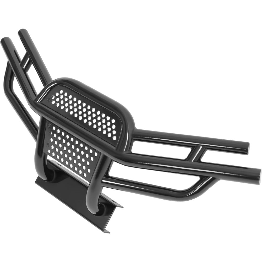 Heavy Duty Powder Coat Steel Brush Guard, Compatible with 2018-UP Club Car Tempo RHOX BMF Golf Cart, Front Bumper Guard