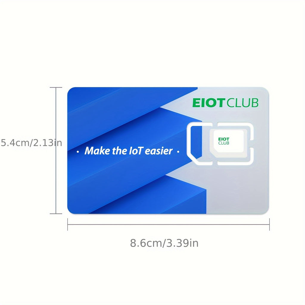 EIOTCLUB Prepaid SIM Card: 4G LTE SIM Supporting AT&T, T-Mobile, And Verizon in The USA. Data-Solely SIM Card for Security, Hunting, Trail Cameras, Wifi Hotspot Routers, And Unlocked Iot Devices. No Contract Required