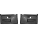 Inner Door Panels Compatible with 1981-1987 for Chevy Pickup Truck Power Lock Door Inside Door Trim Panel PP Plastic Black Pair