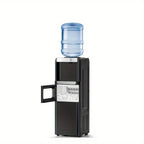 Black, White 3-in-1 Water Dispenser with Ice Maker (33LBS/Day), Hot & Cold, Child Safety Lock, Touch Control, for 3-5 Gal Bottles, Home & Office.