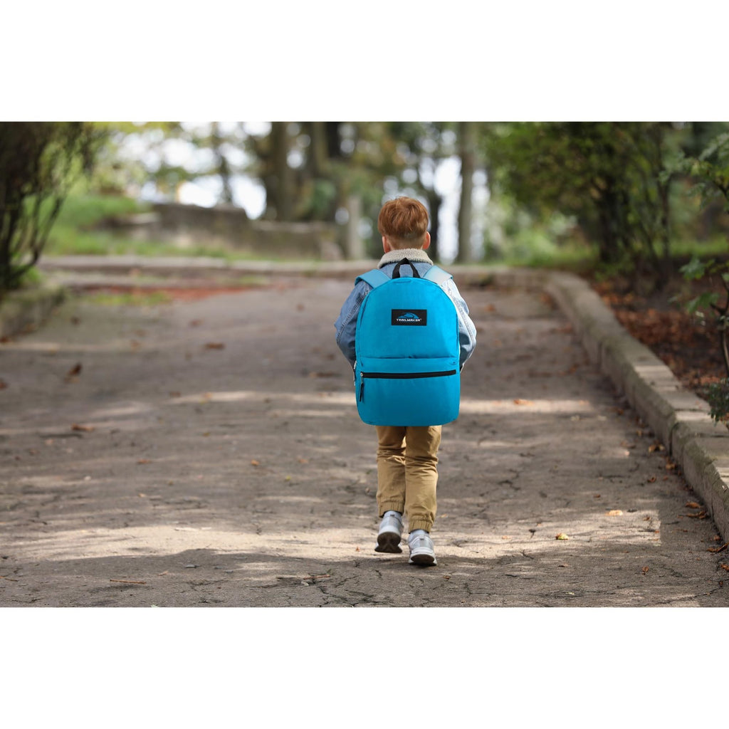 24 Pack of 17”L Classic Traditional Color Backpacks with 20 Piece Stationary Kits Containing 1 Notebook, 1 Folder, 3 Pencils, 3 Pens, 1 Pencil Sharpener, 2 Erasers & More!