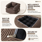 Black Friday Special | Locally Shipped 3-in-1 Compression Folding Sofa Bed, Single Convertible Chair Bed with Backrest & Multi-functional Lounge Chair, Suitable for Apartment Bedrooms, Living Rooms, Guest Rooms for Napping, and Reading, an Ideal Gift