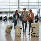 3-Piece Softside Luggage Set 20/26/30in Waterproof Travel Suitcase with 2 Wheels & Telescopic Handle, Durable Trolley Bag for Vacation & Adventure
