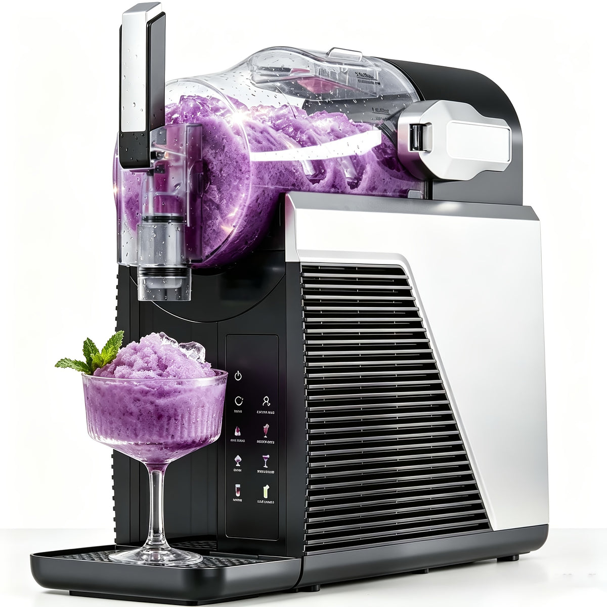 Slushie Machine, Self-Cleaning, 3 Preset Programs Slushie Maker, Professional Slushy Machine For Home, No Ice Needed Frozen Drink Maker For Margaritas & Milkshakes Smoothie, And More, Water Tank MAX 75OZ