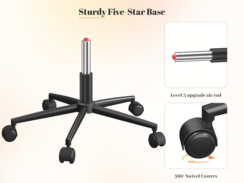 Modern Office Crossover Wheelchair, Luxurious Plush Vanity Chair with Wheels, Adjustable Armrests, Ergonomic Office Chair Suitable for Bedrooms, Computer Makeup Rooms, And Offices, Available in White, Black, Pink, And Gray, Stable And Durable