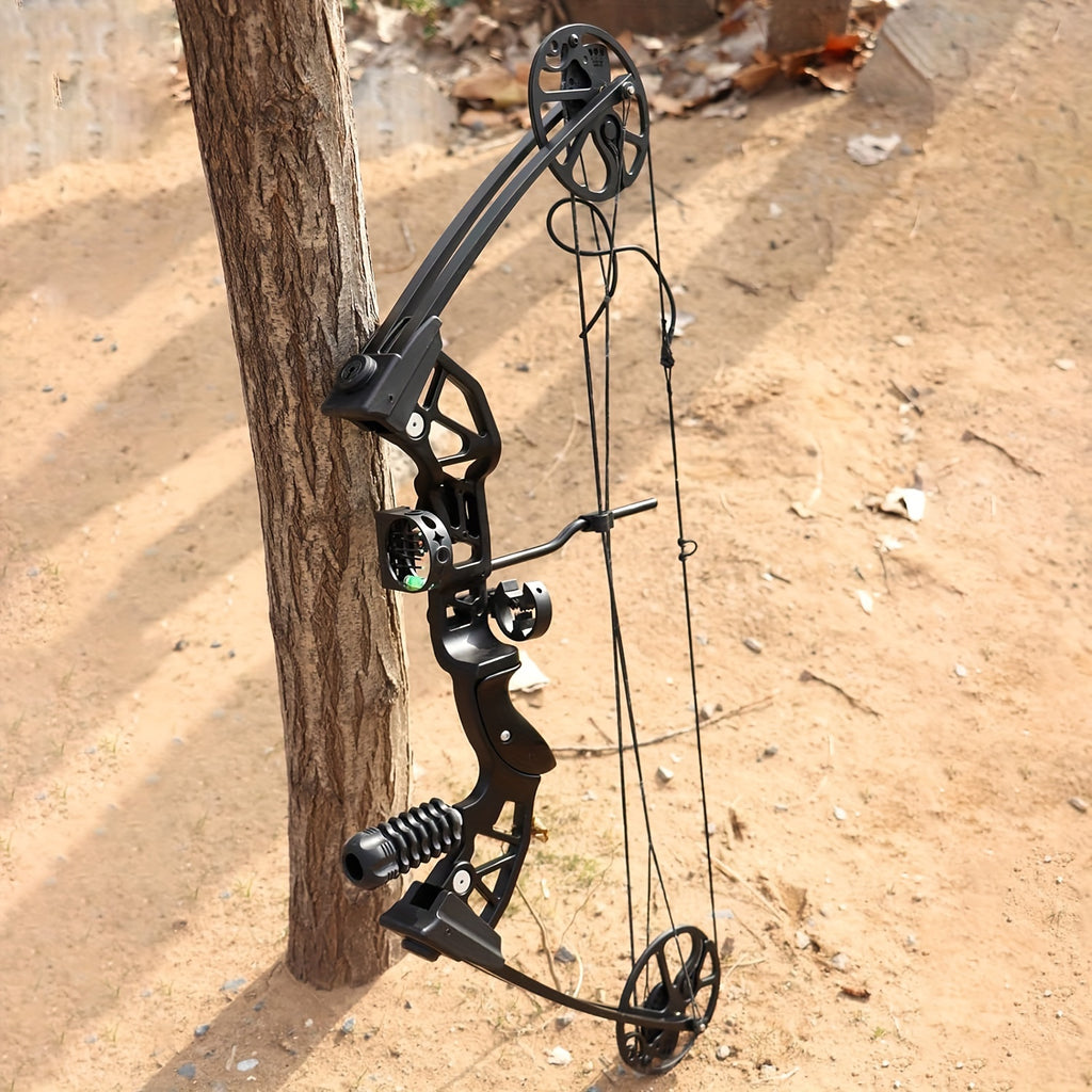 SF Archery Compound Bow Set, 30-70 Lbs Draw Weight Adjustable, 19"-30" Draw Length, Hunting Compound Bow Kit for Adults, Youth, Beginners, Outdoor Shooting, Right Hand