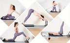 SogesPower Pilates Reformer Machine for Home Gym Workout, Foldable Pilates Equipment with High Strength Alloy Springs for Beginners, Up to 330lbs Weight Capacity