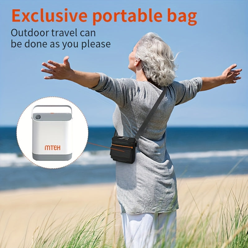 [Portable Air Cleaner] Lightweight And Portable Air Cleaner, 1.5L/M, For Outdoor Sports, Camping, Hiking, And Home Use - Compact Silent Air Filtration Device With Backpack Strap For Easy Carrying - Provides Fresh Air And Supports Healthy Breathing Anytime