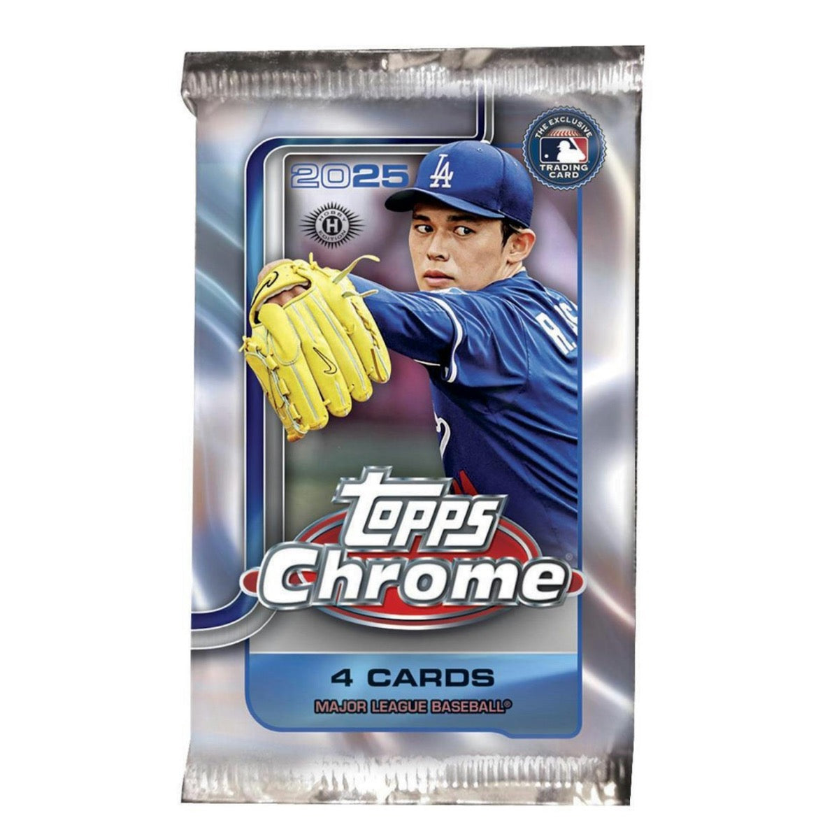 2025 Topps Chrome Update Baseball Sealed Mega Box+2025 Topps Chrome Baseball Hobby Pack