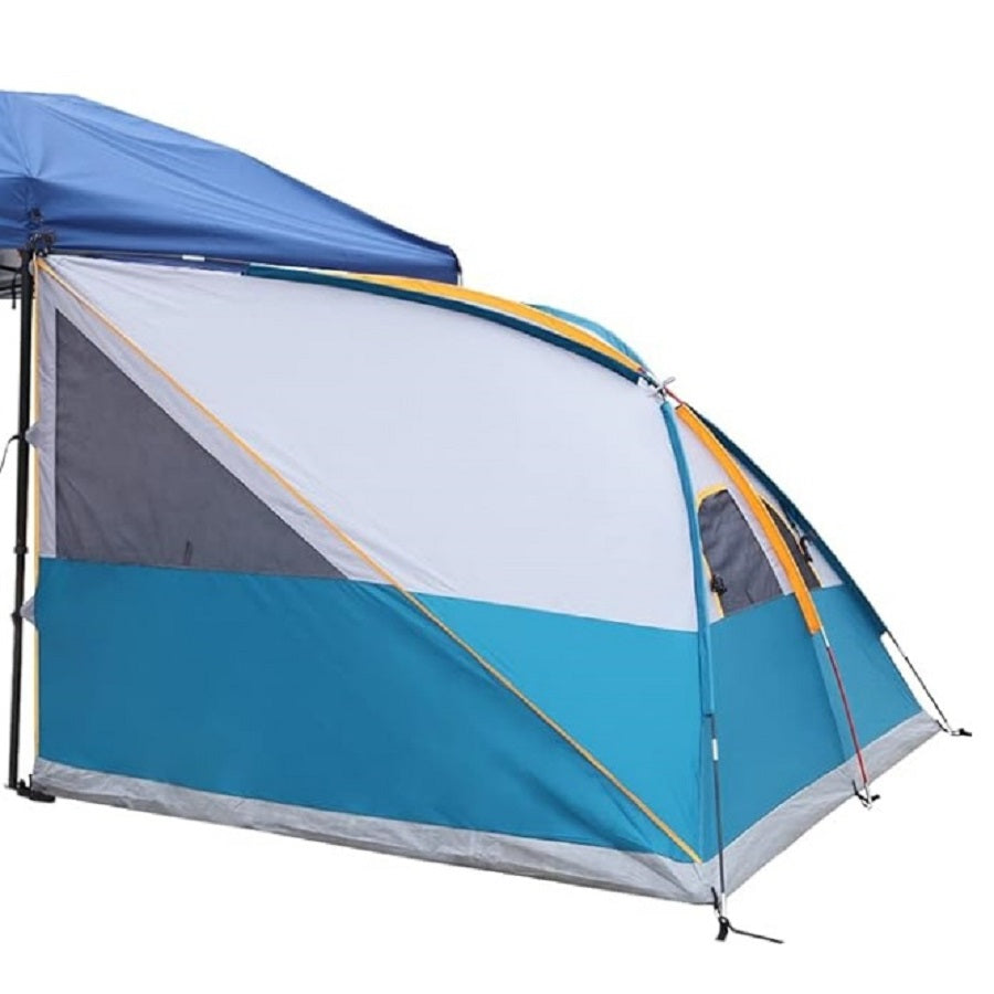 Camping Cube Pop Up Canopy Side Tent Compatible for 10' x 10' Canopies - Instant Setup Portable Gazebo with Zippered Doors, Spacious Shelter for Camping, Picnics, Backyard Parties (Canopy/Shelter Not Included)