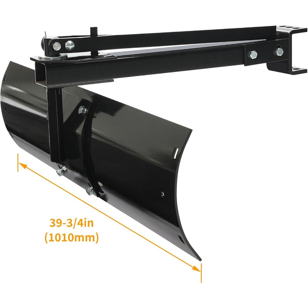 42" 3-pt Rear Blade Scrape Blade Compatible with Universal Tractor ATV UTV Lawn Mower Heavy Duty Steel Powder Coated Black