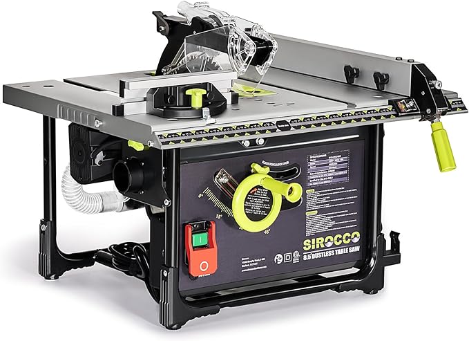 'Saw It Dustless-Sirocco Dustless' '8.5-inch Table Saw' 'Up to 98.5 Dust Collection Rate' 'Low Noise' 'DIY Woodworking and Furniture Making' 'Genuine U.S. Brand' 'ship from US'