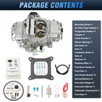750 CFM 4-Barrel Carburetor for Holley Quickfuel Brawler Electric Choke, High-Performance for Street & Off-Road, OE: BR-67213