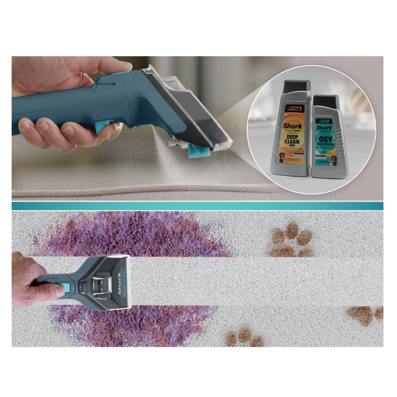 Shark R-EX200 CarpetXpert Deep Cleaner for Carpet, Rugs & Upholstery with StainStriker, Navy - Certified Refurbished