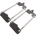 Adjustable Parallel 4-Link Rear Suspension Kit Universal Frame Mount High Horsepower Heavy Duty Steel