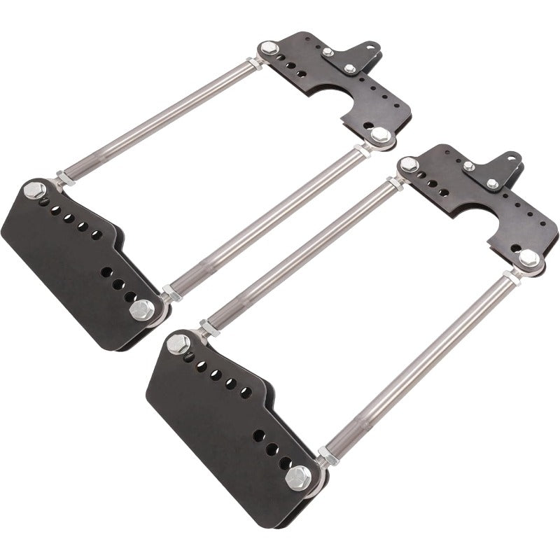 Adjustable Parallel 4-Link Rear Suspension Kit Universal Frame Mount High Horsepower Heavy Duty Steel