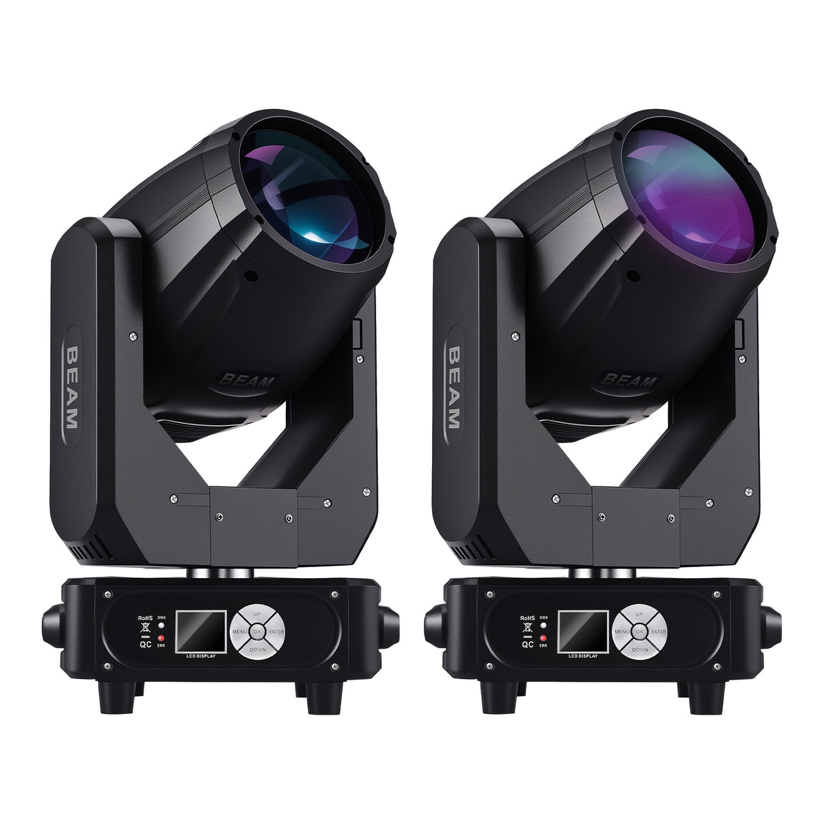 350W Beam Light, Moving Lights, Spot Lighting, Stage Lights- DMX512 Controlled, With 15 Colors And 13 Patterns Voice/sound Activation, Aluminum Shell, Suitable For Wedding Banquets, Parties, Group Events, Concerts, DJ, KTV Bars.