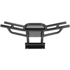 Heavy Duty Powder Coat Steel Brush Guard, Compatible with 2018-UP Club Car Tempo RHOX BMF Golf Cart, Front Bumper Guard