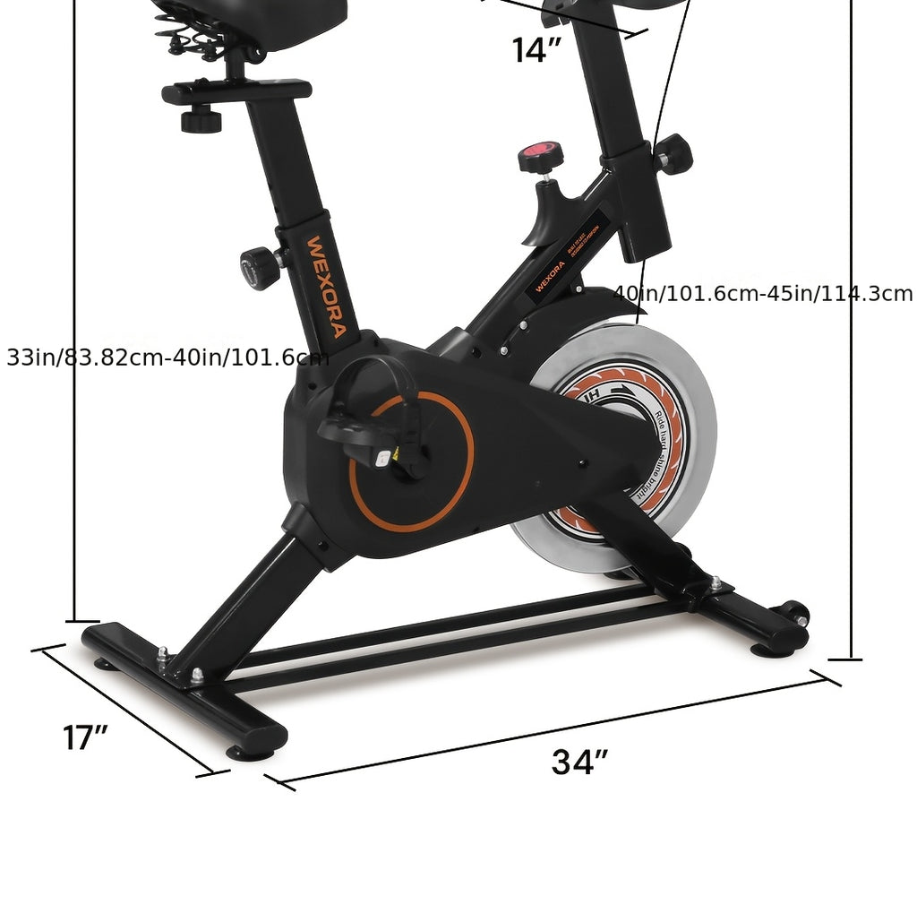 1pc Heavy-Duty Magnetic Bike for Home Gym - Adjustable Magnetic & Belt Drive System, Quiet Indoor Cycling Bike with Magnetic Brakes, Suitable for Home Gyms, Rehabilitation Training, for Home Fitness Equipment, Christmas Gifts