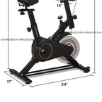 1pc Heavy-Duty Magnetic Bike for Home Gym - Adjustable Magnetic & Belt Drive System, Quiet Indoor Cycling Bike with Magnetic Brakes, Suitable for Home Gyms, Rehabilitation Training, for Home Fitness Equipment, Christmas Gifts