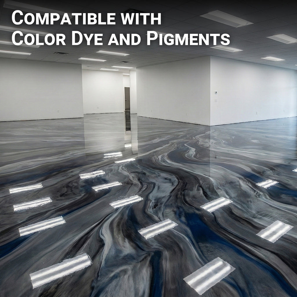 2:1 Top Coat Epoxy Resin for Floor Coating, Sealing and Protecting Concrete, Stone and Coated Floors 3 Gallon Pack