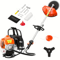 52CC Weed Eater Gas Powered, 3 In 1 Gas Weed Wacker Backpack Brush Cutter Gas String Trimmer 2-Stroke Grass Weed Trimmer