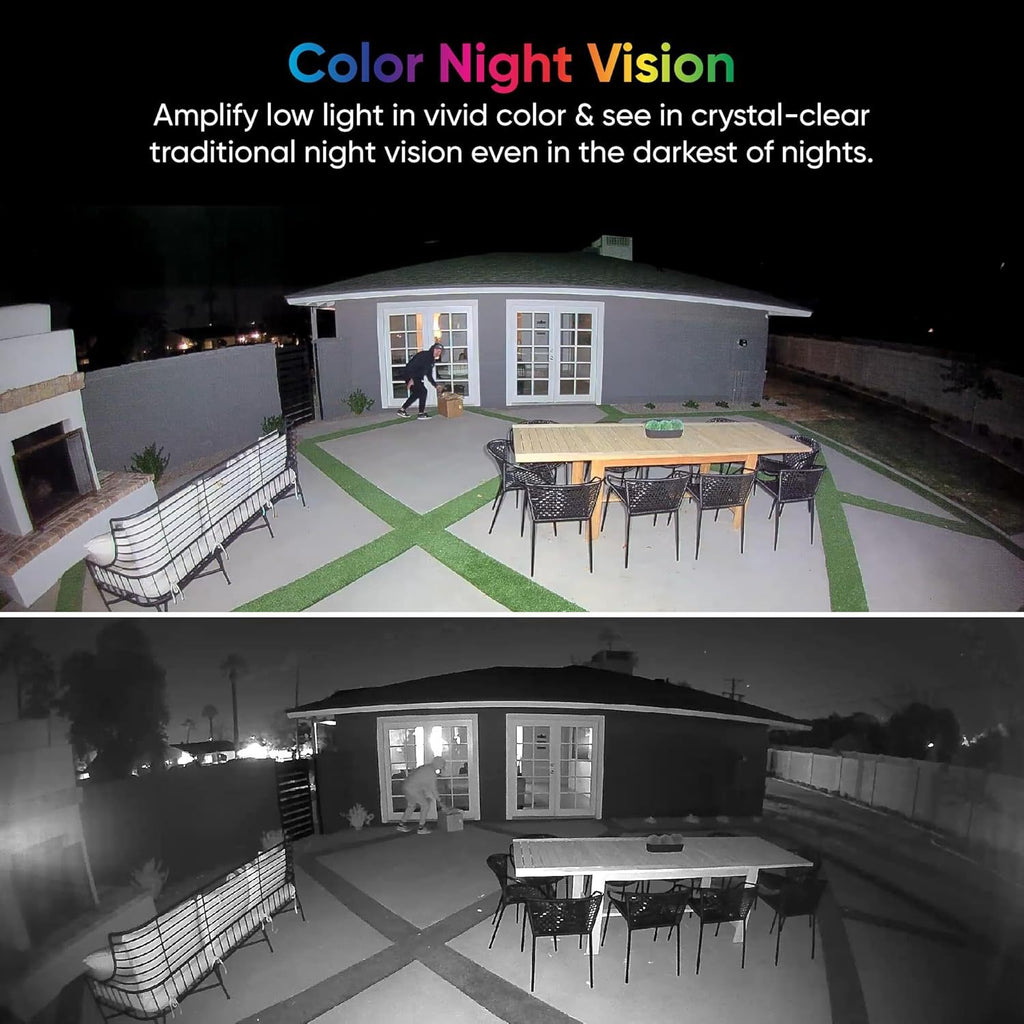 WYZE Floodlight Camera v2, 2800-Lumen LEDs, 2K HD Outdoor Security Camera, 160° Wide View, Motion Activated Light, 105dB Siren, Color Night Vision, Compatible with Alexa & Google Assistant, Wired, White